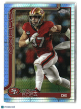 Nick Bosa 2025 Topps Chrome Prism Refractor #264