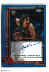 Collin Murray-Boyles 2025-26 Topps Chrome Update Autographs Blue #TCA-CMB #/150