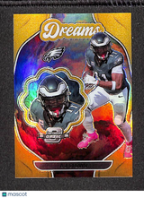 A.J. Brown 2024 Panini Contenders Optic Dreams Gold #D-ABN #/10