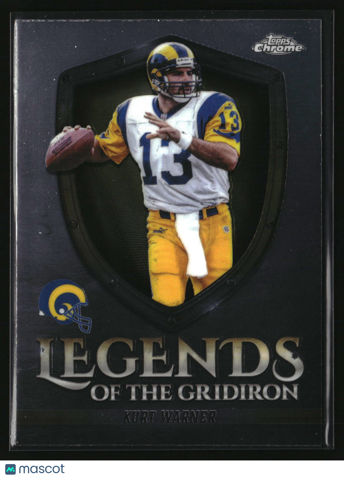 Kurt Warner 2025 Topps Chrome Legends of the Gridiron #LOG-1
