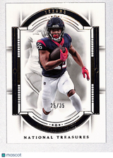 Devin Singletary 2023 Panini National Treasures Gold #40 #/35