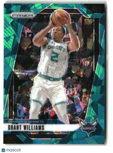 Grant Williams 2024-25 Panini Prizm Prizms Teal Ice #31 #/225