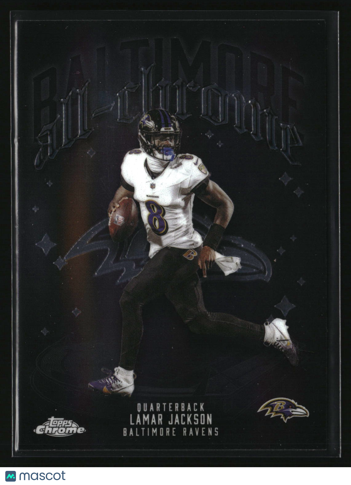 Lamar Jackson 2025 Topps Chrome All Chrome Team #ACT-1