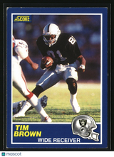 Tim Brown 1989 Score #86
