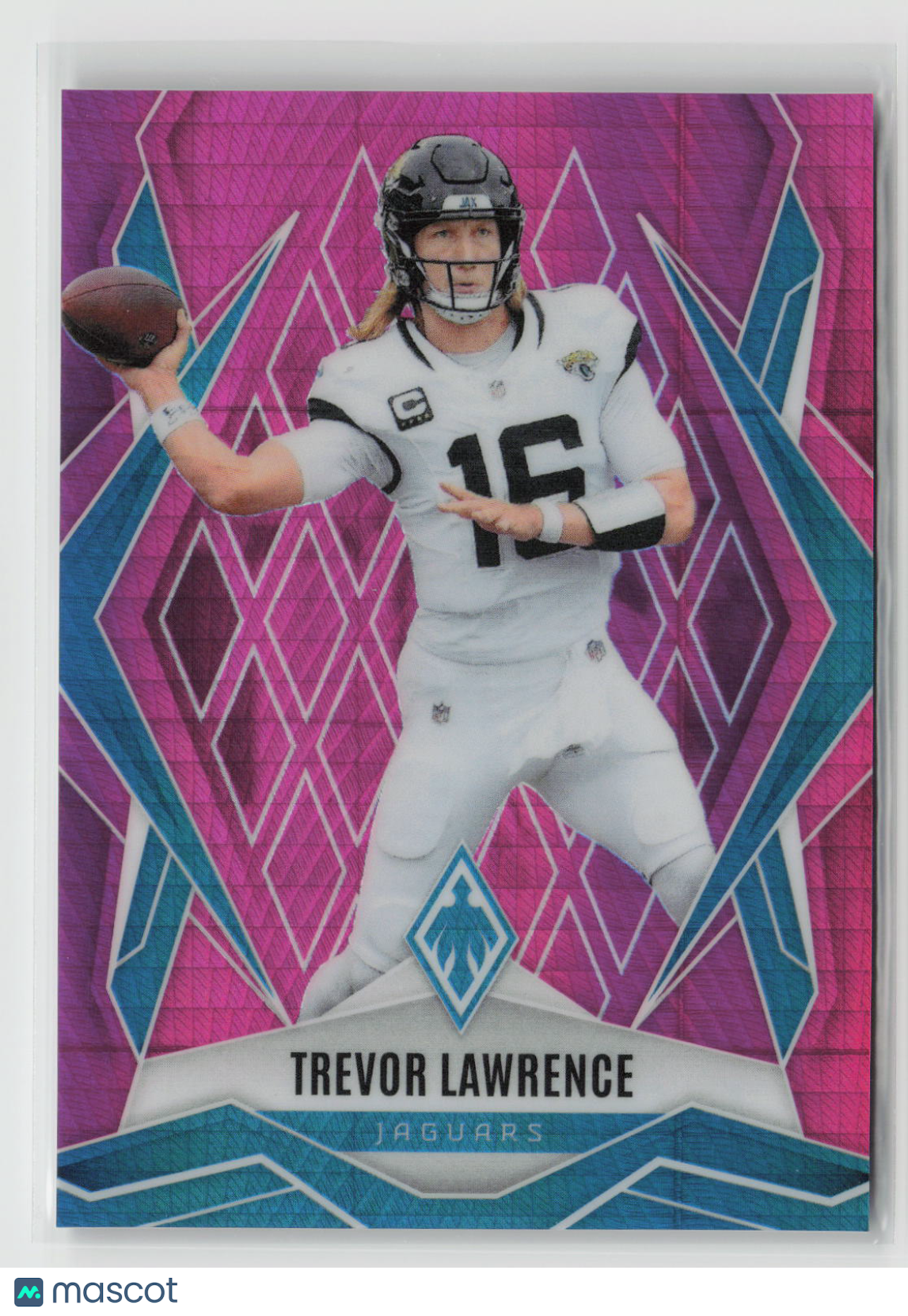 Trevor Lawrence 2025 Panini Phoenix Pink Hyper Prizm #15 #/299