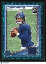 Jaxson Dart 2025 Donruss Optic Teal Velocity #273