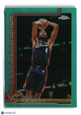 Evan Mobley 2025-26 Topps Chrome Update Teal Refractor #25 #/299