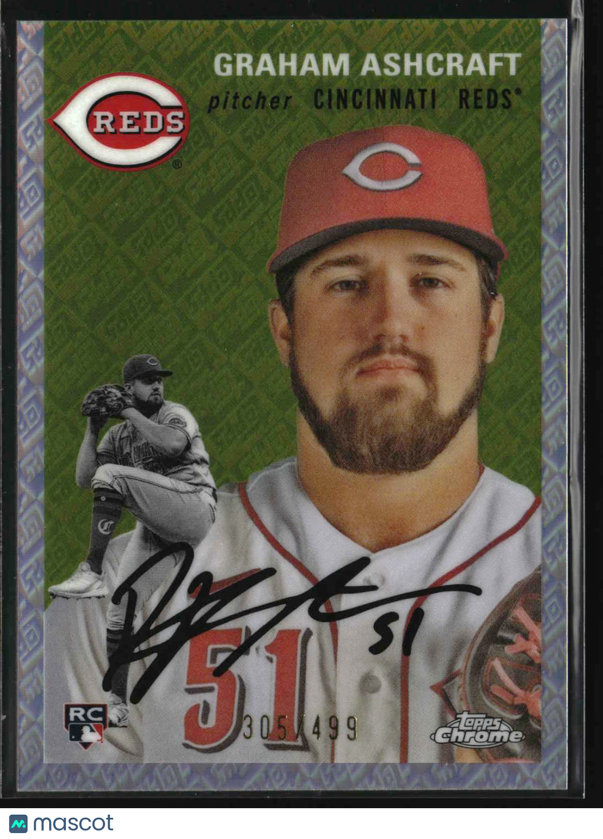 Graham Ashcraft 2023 Chrome Platinum Anniversary Topps Refractors #74 #/499