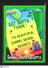 Load image into Gallery viewer, Sunny Shore Resorts 2025 Topps Chrome SpongeBob Kelp Green #150
