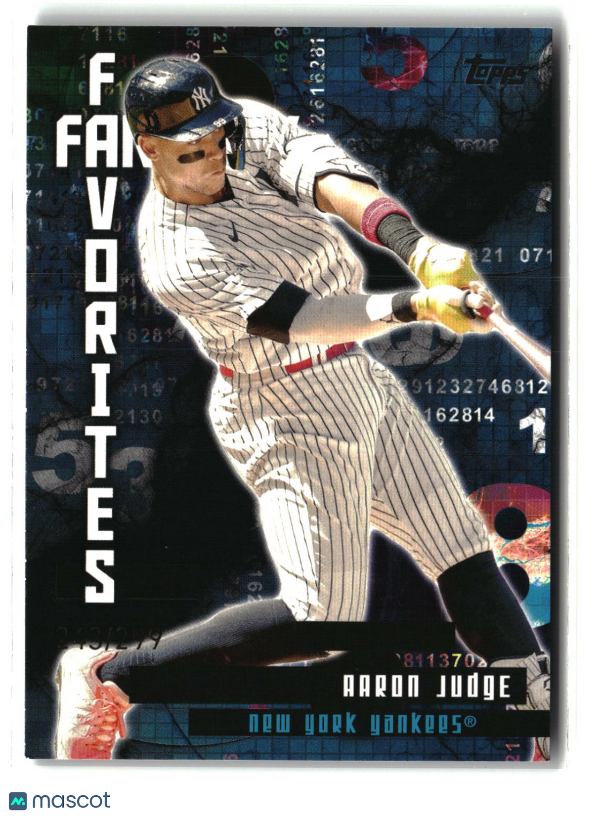 Aaron Judge 2024 Topps Fantasy Favorites Black #FF-5 #/299