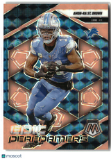 Amon-Ra St. Brown 2025 Mosaic Epic Performers Mosaic Orange Fluorescent #5
