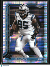 Derrick Brown 2025 Topps Chrome Pulsar Refractor #47
