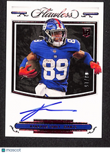 Kadarius Toney 2021 Panini Flawless Rookie Shadow Signatures Ruby #RSS-KTO #/15