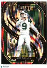 Greg Zuerlein 2024 Panini Select Green & Red Prizm Shock #158