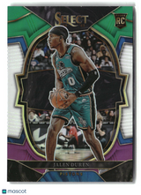 Jalen Duren 2022-23 Panini Select Green White Purple Prizms #98