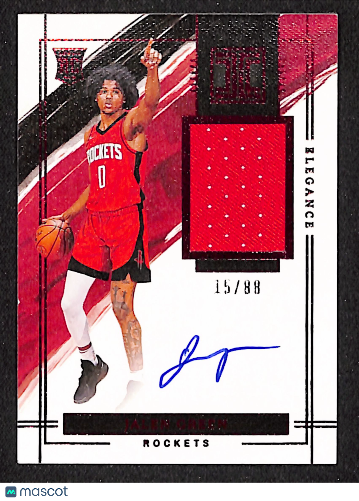 Jalen Green 2021-22 Panini Impeccable Elegance #102 #/88