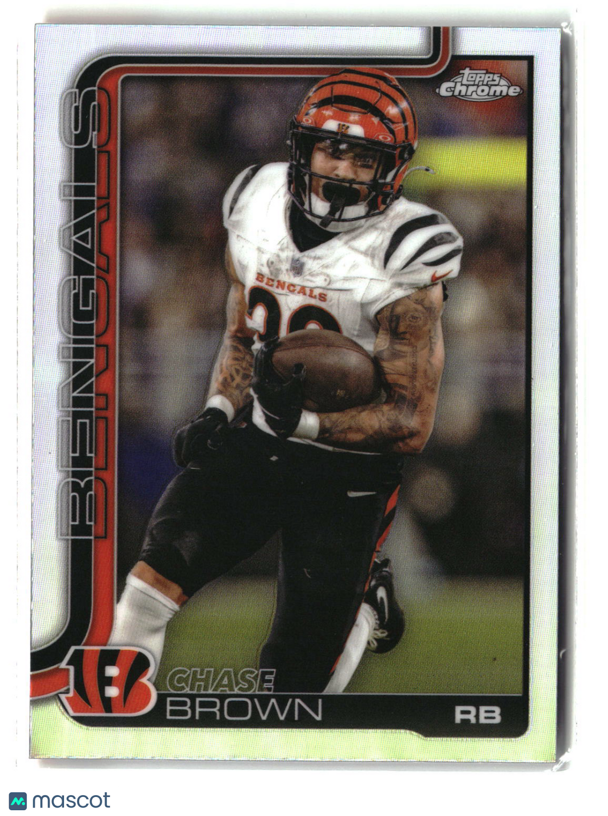 Chase Brown 2025 Topps Chrome Refractor #62