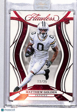 Matthew Golden 2025 Panini Flawless #87 #/25