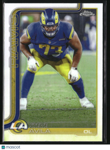 Steve Avila 2025 Topps Chrome Refractor #170