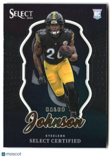 Kaleb Johnson 2025 Panini Select Select Certified Rookies #22