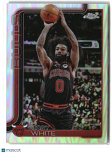 Coby White 2025-26 Topps Chrome Refractor #80