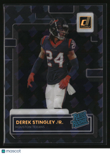 Derek Stingley Jr. 2022 Clearly Donruss Rated Rookie Holo RR Logo #94