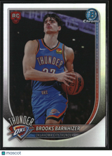 Brooks Barnhizer 2025-26 Bowman Chrome Rookie Red RC Logo #BRR-45
