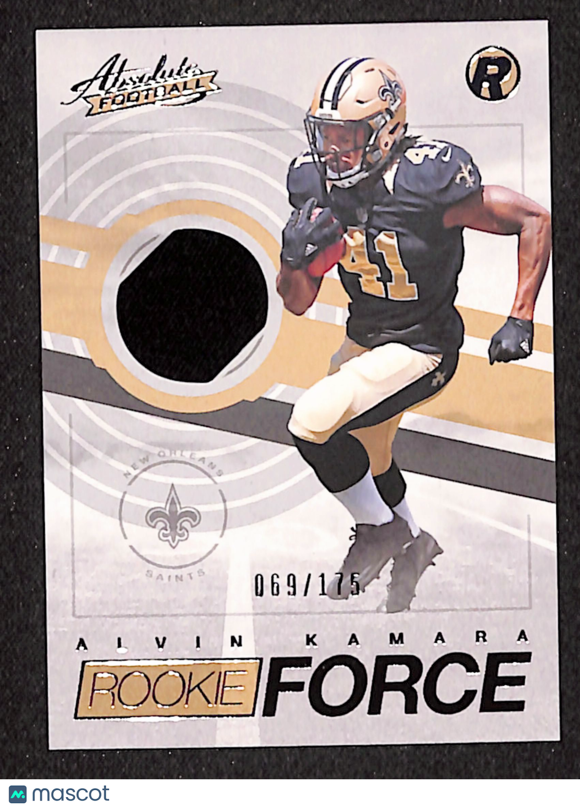 Alvin Kamara 2017 Panini Absolute Rookie Force #8 #/175