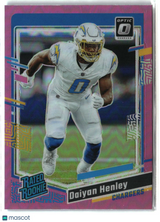 Daiyan Henley 2023 Donruss Optic Pink #263