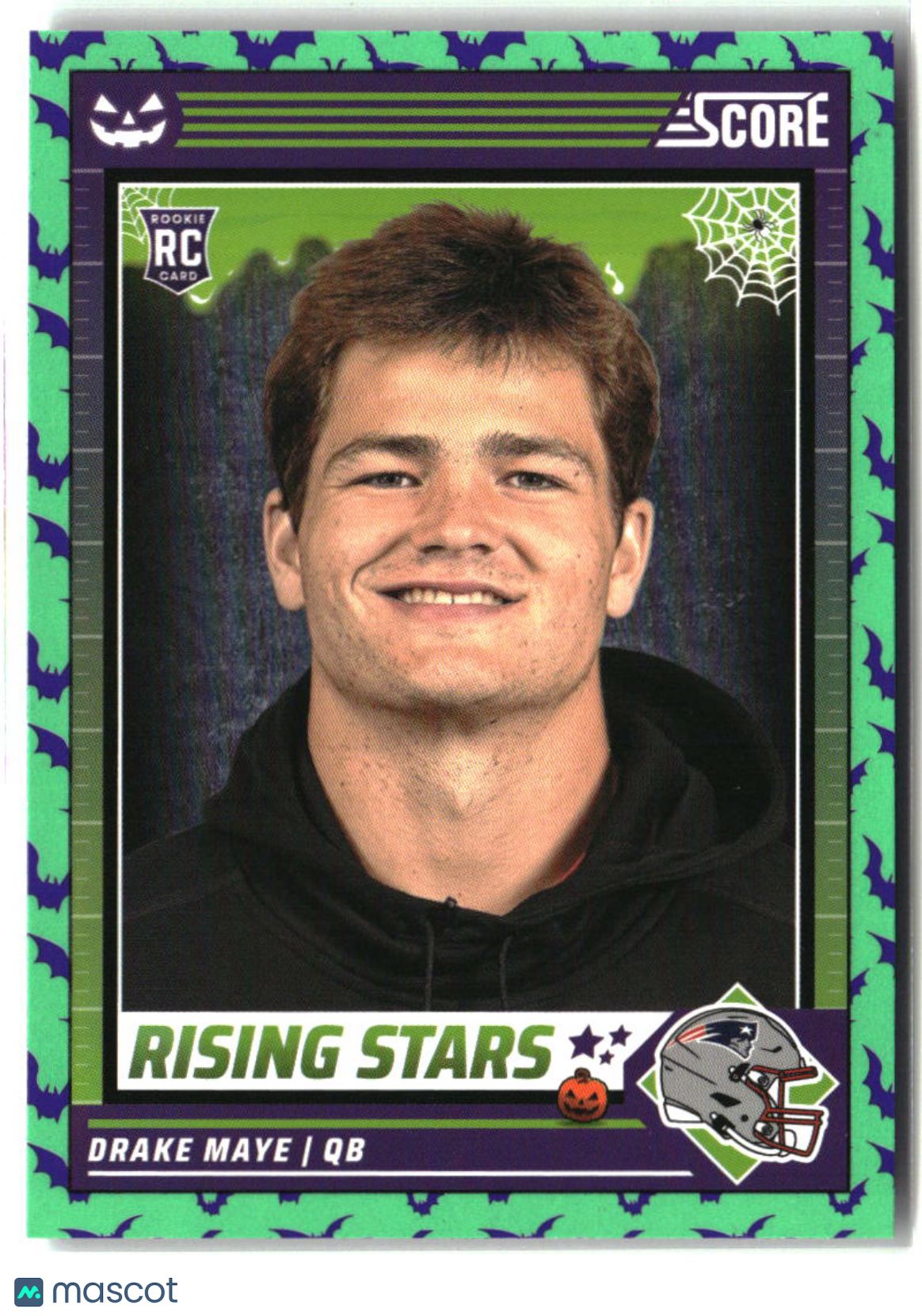 Drake Maye 2024 Score-A-Treat Rising Stars Green Bats #17
