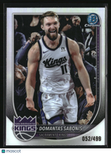Domantas Sabonis 2025-26 Bowman Chrome Refractor #BCV-129 #/499