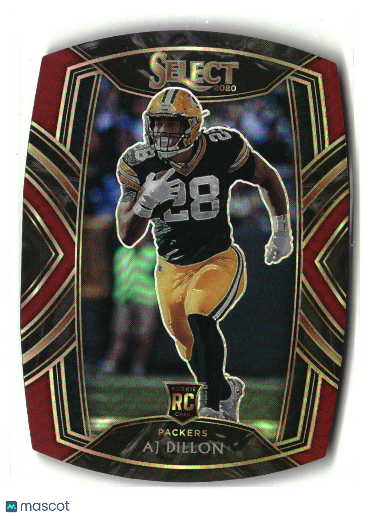AJ Dillon 2020 Panini Select Maroon Prizm Die Cut #265