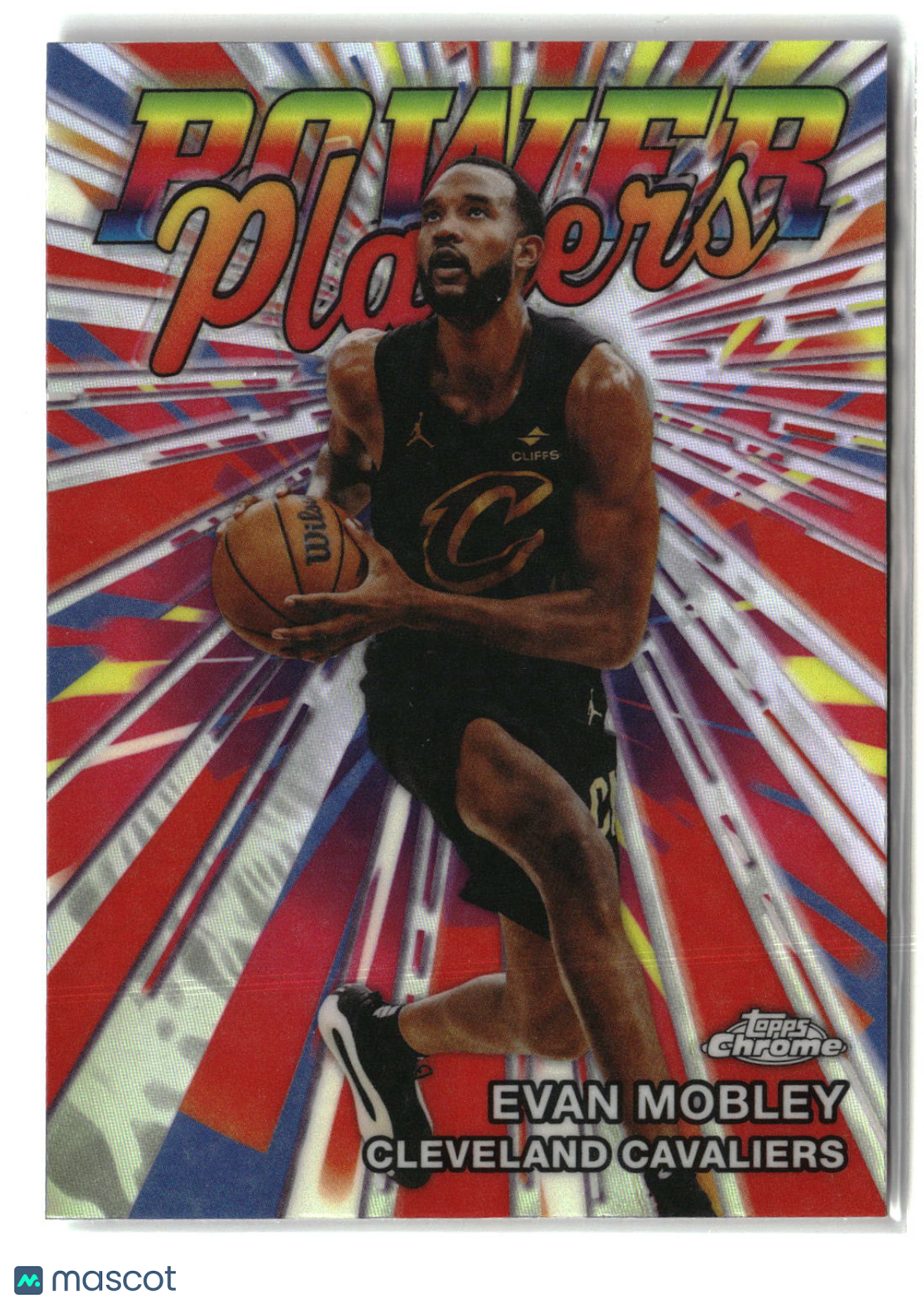 Evan Mobley 2025-26 Topps Chrome Update Power Players Refractor #PP-10