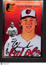 Gunnar Henderson 2023 Topps Chrome Platinum Anniversary #50