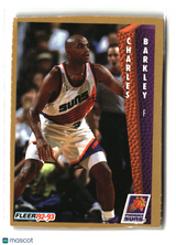Charles Barkley 1992-93 Fleer NBA Giant Stars Golden Magazine Perforated #NNO