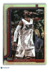 Allen Iverson 2025-26 Topps Chrome Update Refractor #145