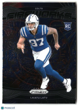 Laiatu Latu 2024 Panini Prizm Fireworks #17