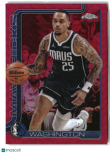 P.J. Washington 2025-26 Topps Chrome Magenta Refractor #19 #/399