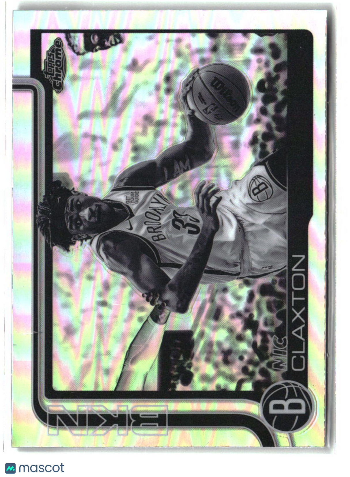 Nic Claxton 2025-26 Topps Chrome Negative Refractor #27