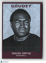 David Ortiz 2026 Upper Deck Goodwin Champions Goudey Maroon & Light Blue #G-14