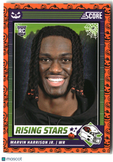 Marvin Harrison Jr. 2024 Score-A-Treat Rising Stars Orange Pumpkin #38