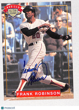 Frank Robinson 1994 Nabisco All-Star Legends Autographs #NNO