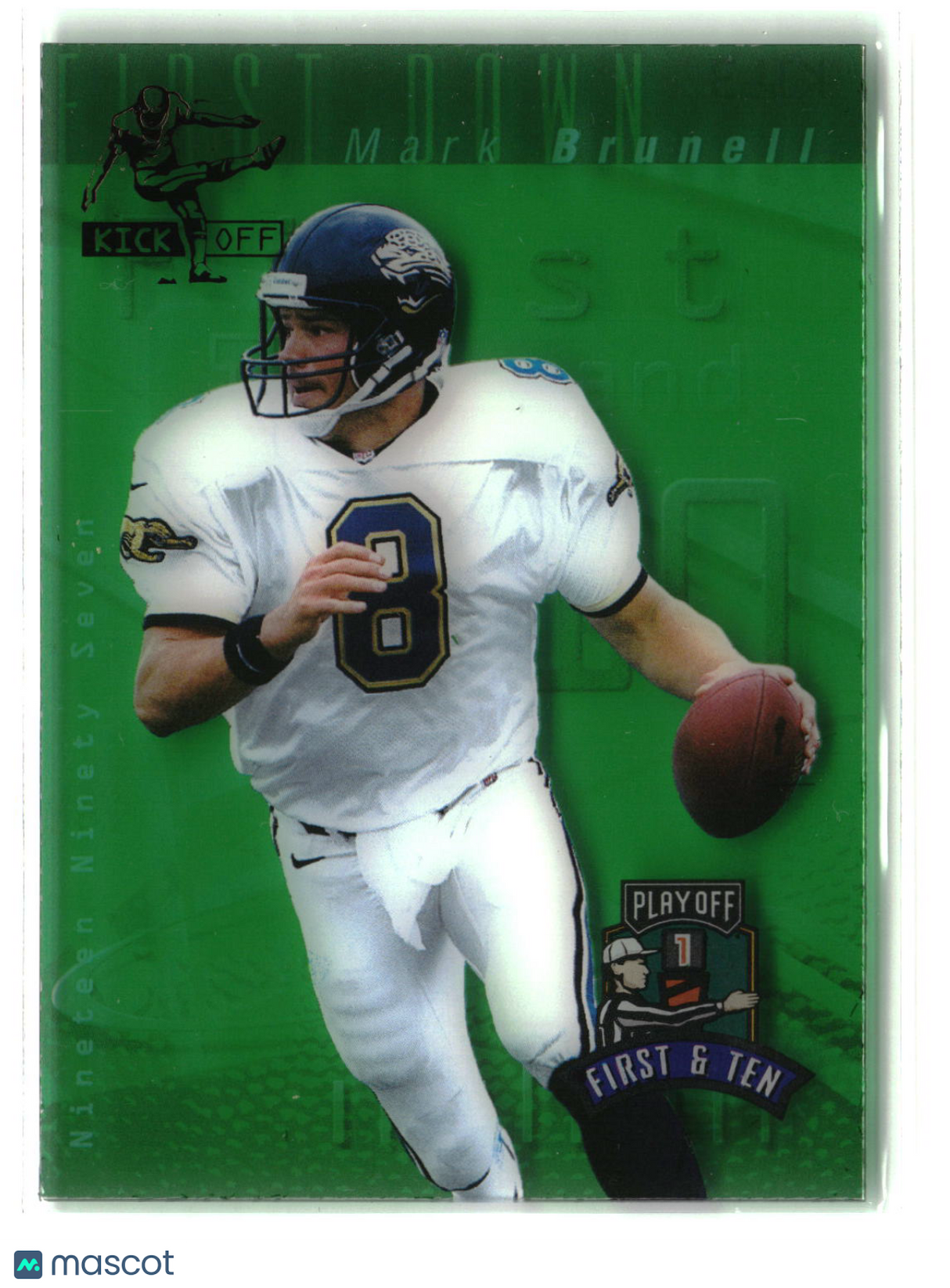 Mark Brunell 1997 Playoff First & Ten Kickoff #K163