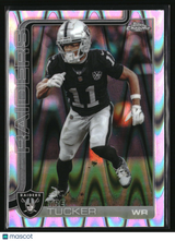 Tre Tucker 2025 Topps Chrome Ray Wave Refractor #175