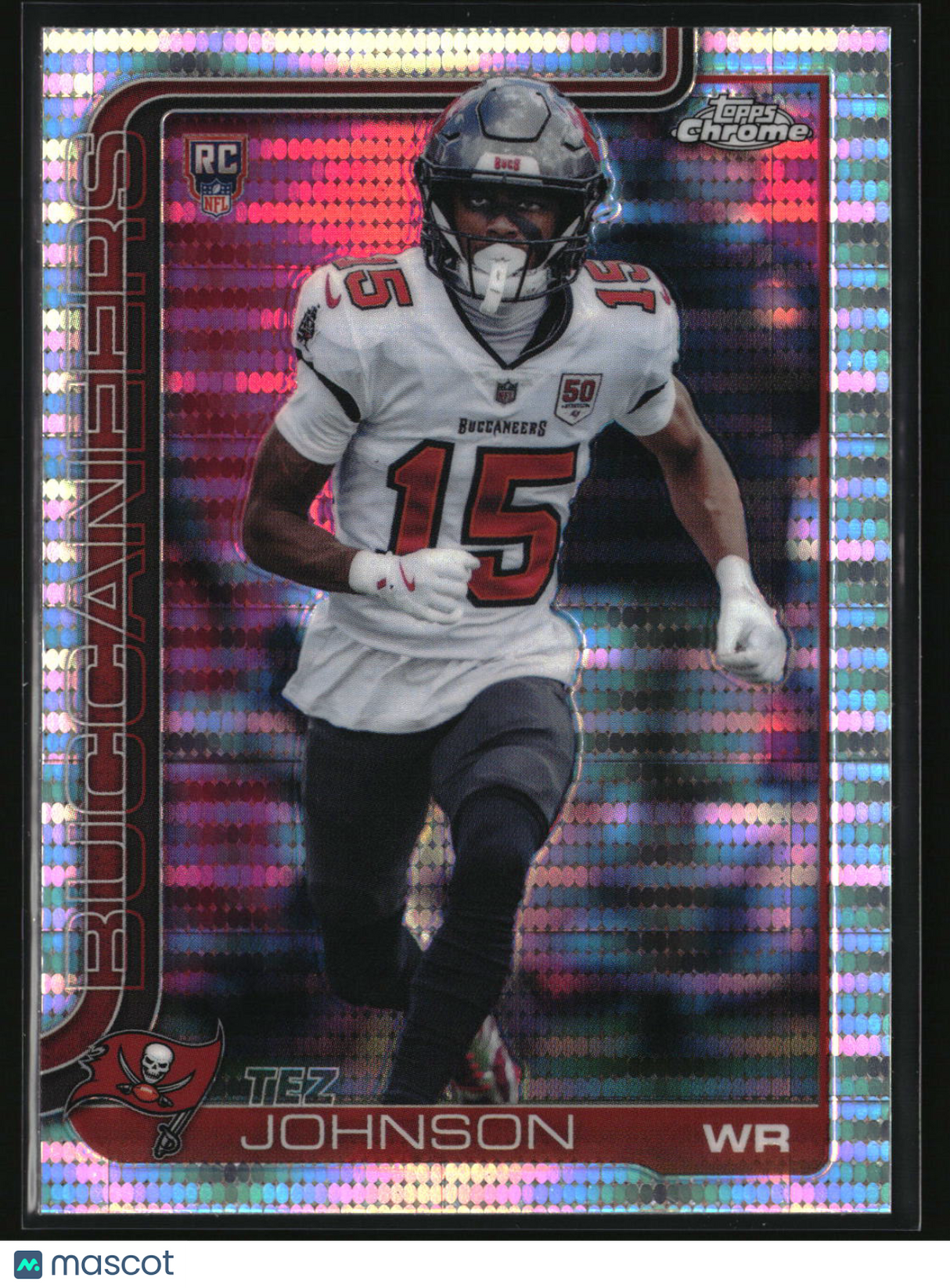 Tez Johnson 2025 Topps Chrome Pulsar Refractor #342