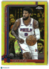 Paul George 2025-26 Topps Chrome Yellow Refractor #171 #/275