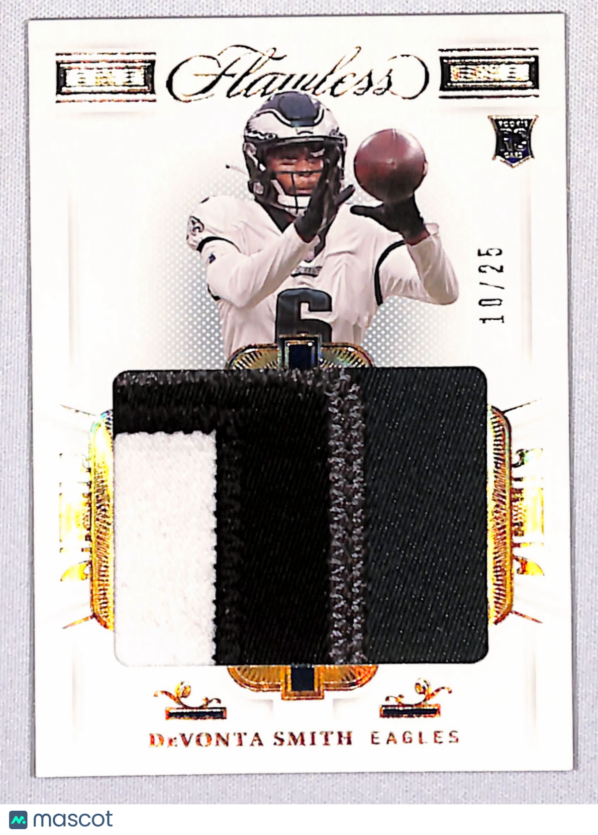 DeVonta Smith 2021 Panini Flawless Rookie Patches #RP8 #/25