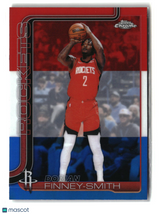 Dorian Finney-Smith 2025-26 Topps Chrome Update Red White and Blue Refractor 129