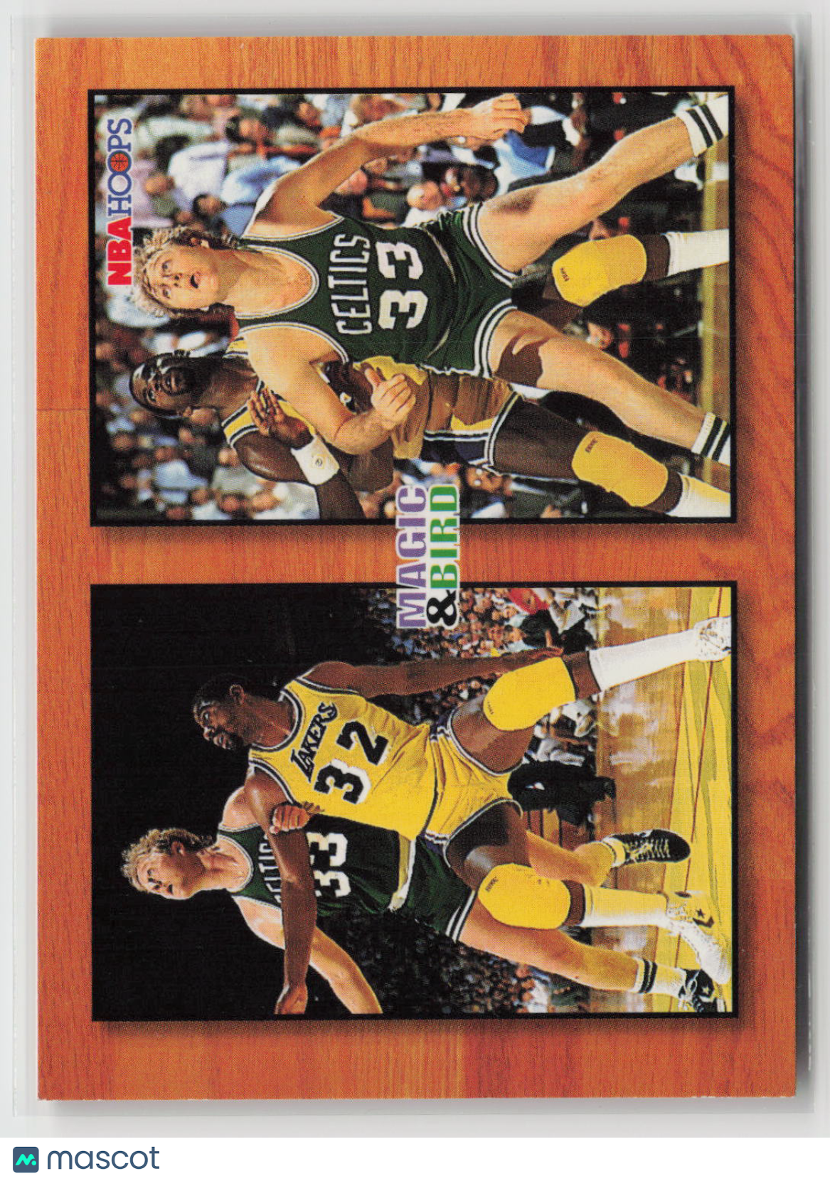 Magic Johnson / Larry Bird 1993-94 Hoops #MB1