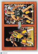 Magic Johnson / Larry Bird 1993-94 Hoops #MB1